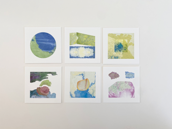 Postcard set "Spring summer flows"