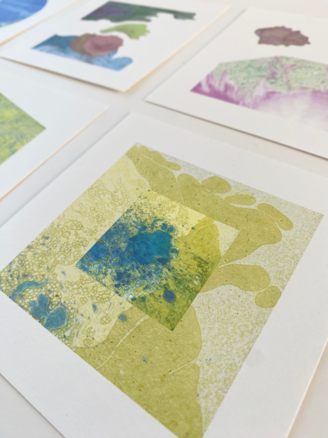 Postcard set "Spring summer flows"