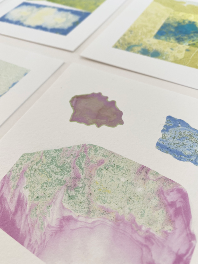 Postcard set "Spring summer flows"