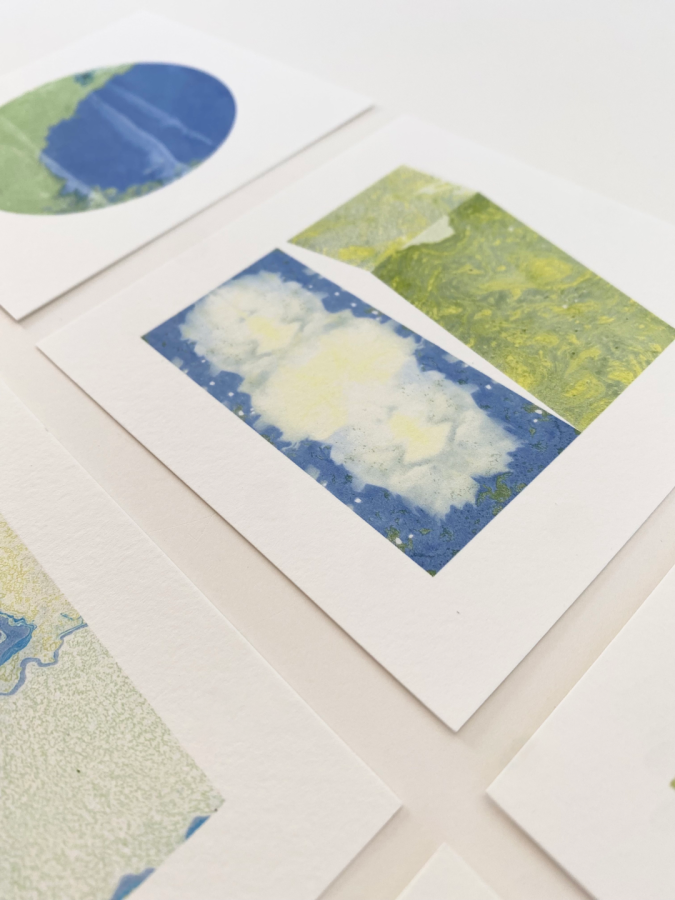 Postcard set "Spring summer flows"