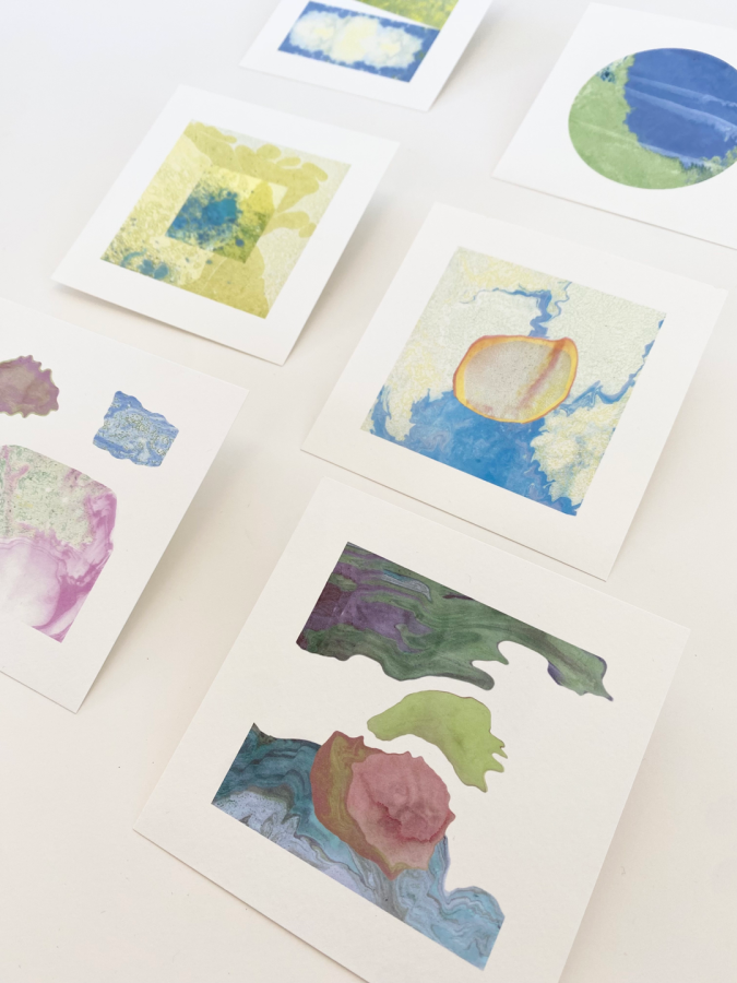 Postcard set "Spring summer flows"