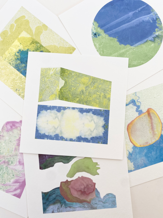 Postcard set "Spring summer flows"