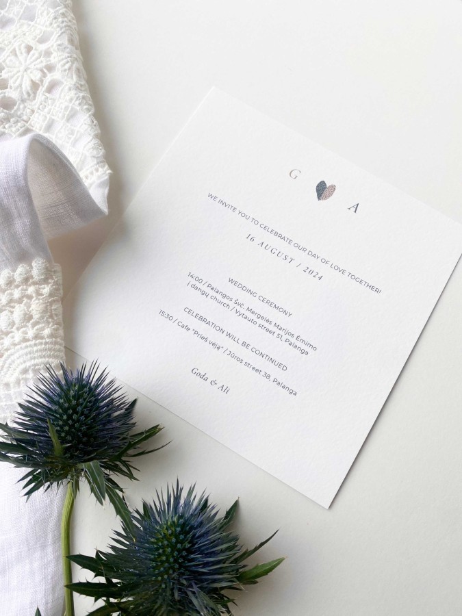 Wedding invitation "Dreamers"